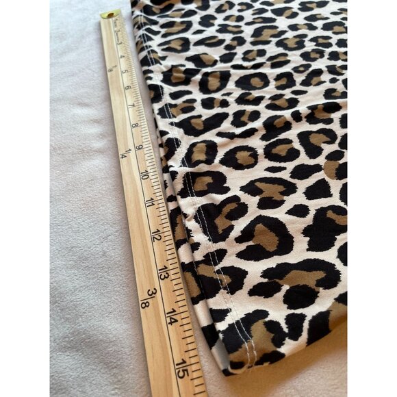 Gaze Womens Leopard Print Long Sleeve Shirt Small Fall Trend - Picture 5 of 6